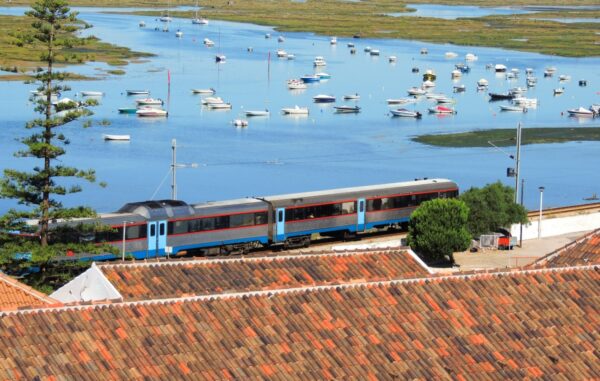 Train in Faro, Portugal